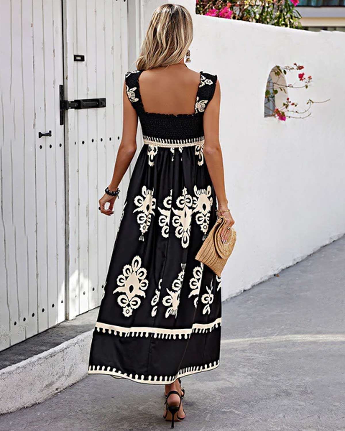 SLIM® Boho Floral Maxi Dress